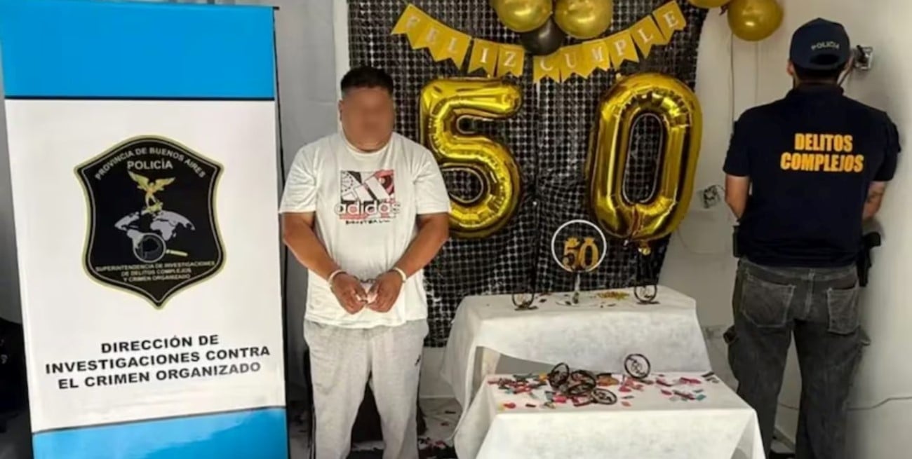 Festejaba sus 50 años y fue detenido: así cayó el líder de una banda narco en La Plata