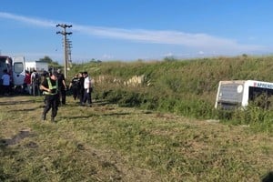 El siniestro motivó un importante operativo de rescate. Foto: Gentileza