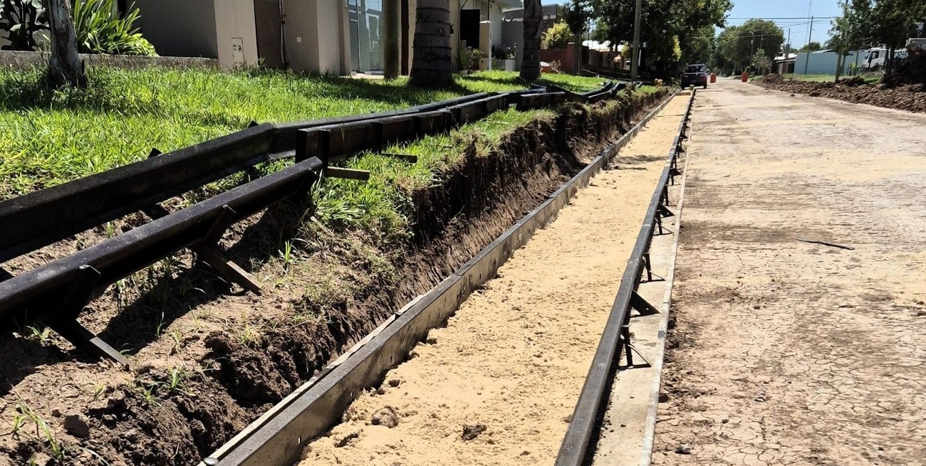 El Trébol: avanza la segunda etapa del proyecto de pavimentación