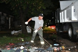 Según el intendente, llovíó 70 mm en casi 40 minutos, con una velocidad de 130 mm por hora.