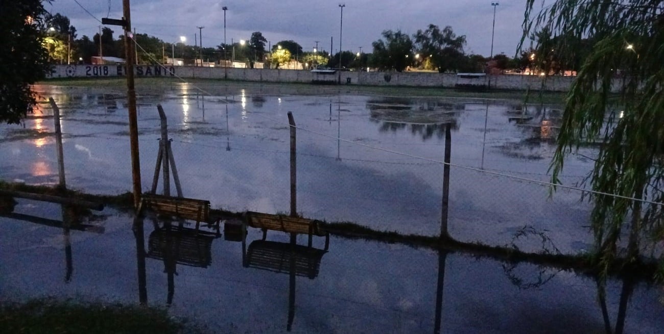 La lluvia dijo no: la Liga Santafesina suspendió la fecha