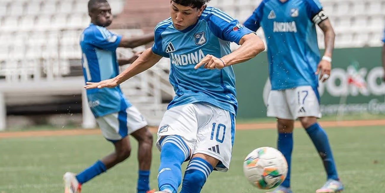 Luto en el fútbol colombiano: falleció una promesa de Millonarios tras desplomarse en el campo de juego