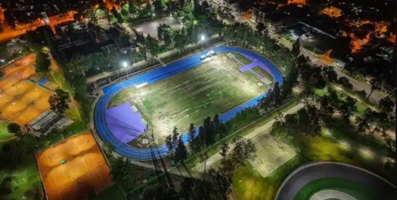 Venado Tuerto: este viernes se inaugura la nueva pista de atletismo del Parque Municipal