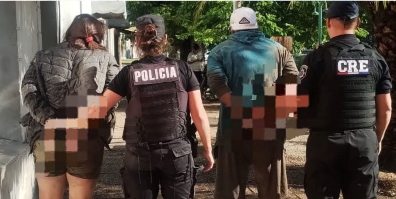 Fuga frustrada: llevaban un arma, cayeron en un pasillo y fueron aprehendidos