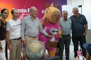 Capi y la Copa Santa Fe, presentes en el lanzamiento de la edición 2026. Foto: GSF.