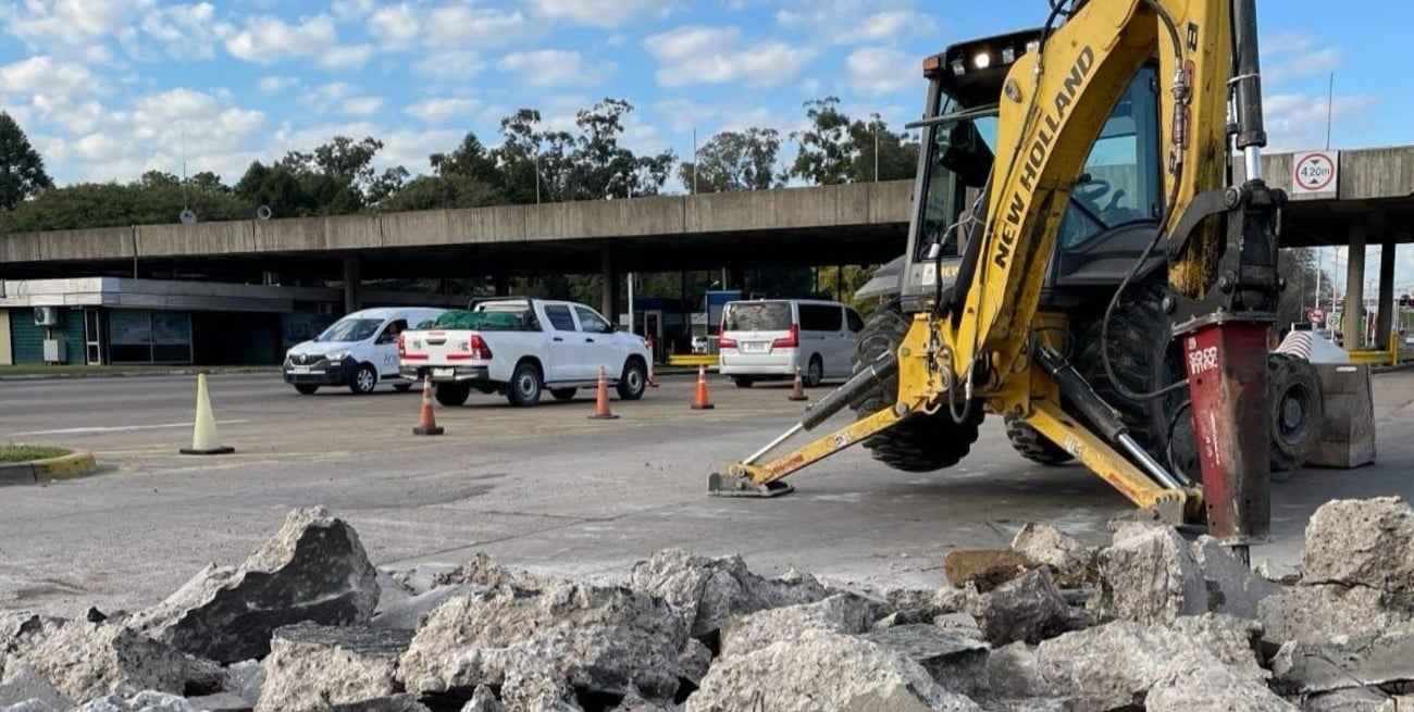 Túnel Subfluvial: realizan tareas de bacheo en el pavimento tras detectar incumplimientos