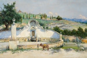 Fuente de San Pascual en Genovés, en Valencia. Foto: Museo del Prado