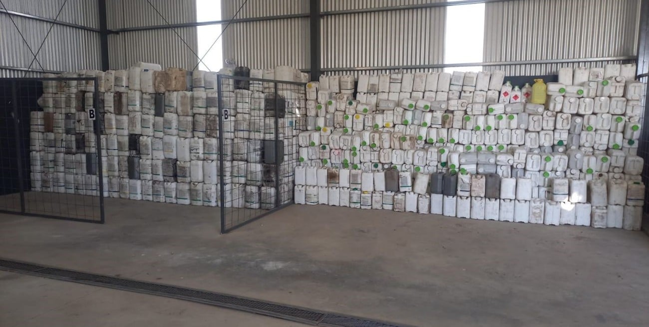 Pilar: A un año de su puesta en marcha, el CAT ya gestionó 70 toneladas de envases fitosanitarios