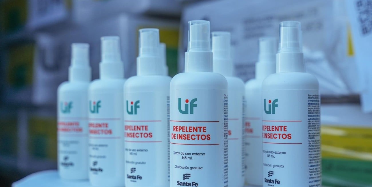 Mientras Nación se retrae, Santa Fe dona frascos de repelente a Tucumán