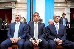 Lorenzetti, Rosatti y Rosenkrantz, integrantes de la Corte Suprema de Justicia de la Nación.