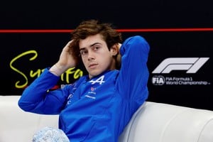 Franco Colapinto habló en Suzuka sobre la posibilidad de hacer una exhibición con Alpine en Buenos Aires. Foto: Reuters