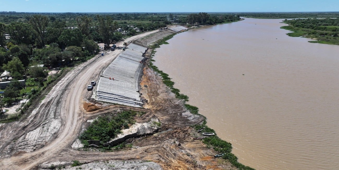 Obra hídrica en San Javier alcanza 16% y sigue avanzando
