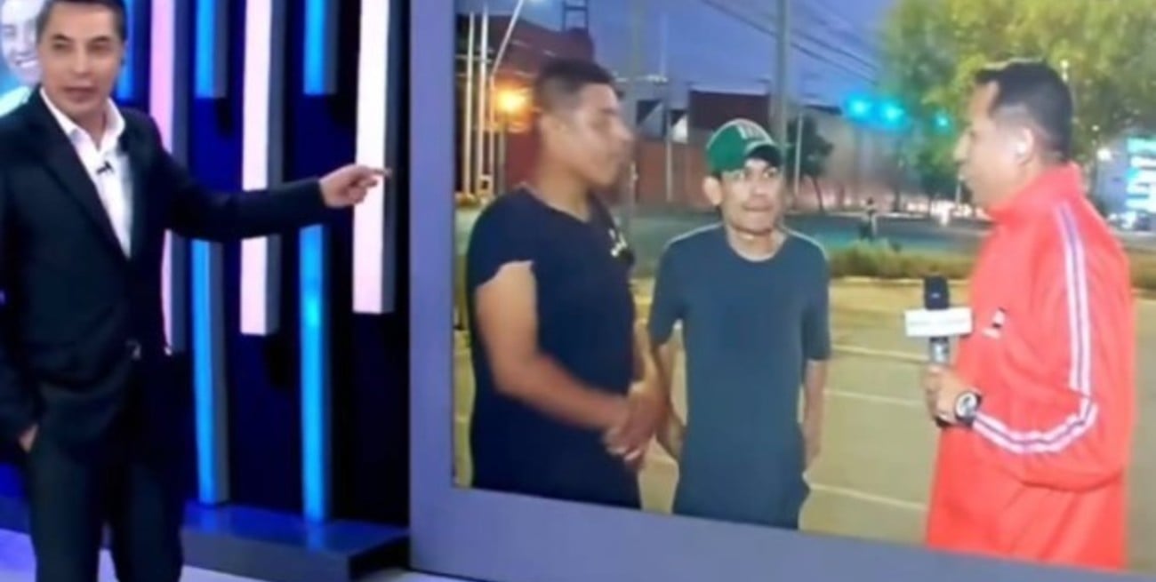Insólito: una TV boliviana cubría la previa de un partido y entrevistó a dos hombres recién salidos de la cárcel