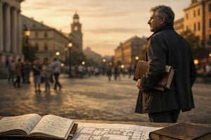 "Fue entonces cuando comenzaron los murmullos. La ciudad, tan segura siempre de sus categorías, decidió llamarlo impostor. Decían que escribía demasiado para ser arquitecto (...)".