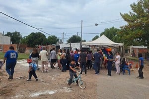 Tuberculosis en barrio Toba. Foto: gentileza.