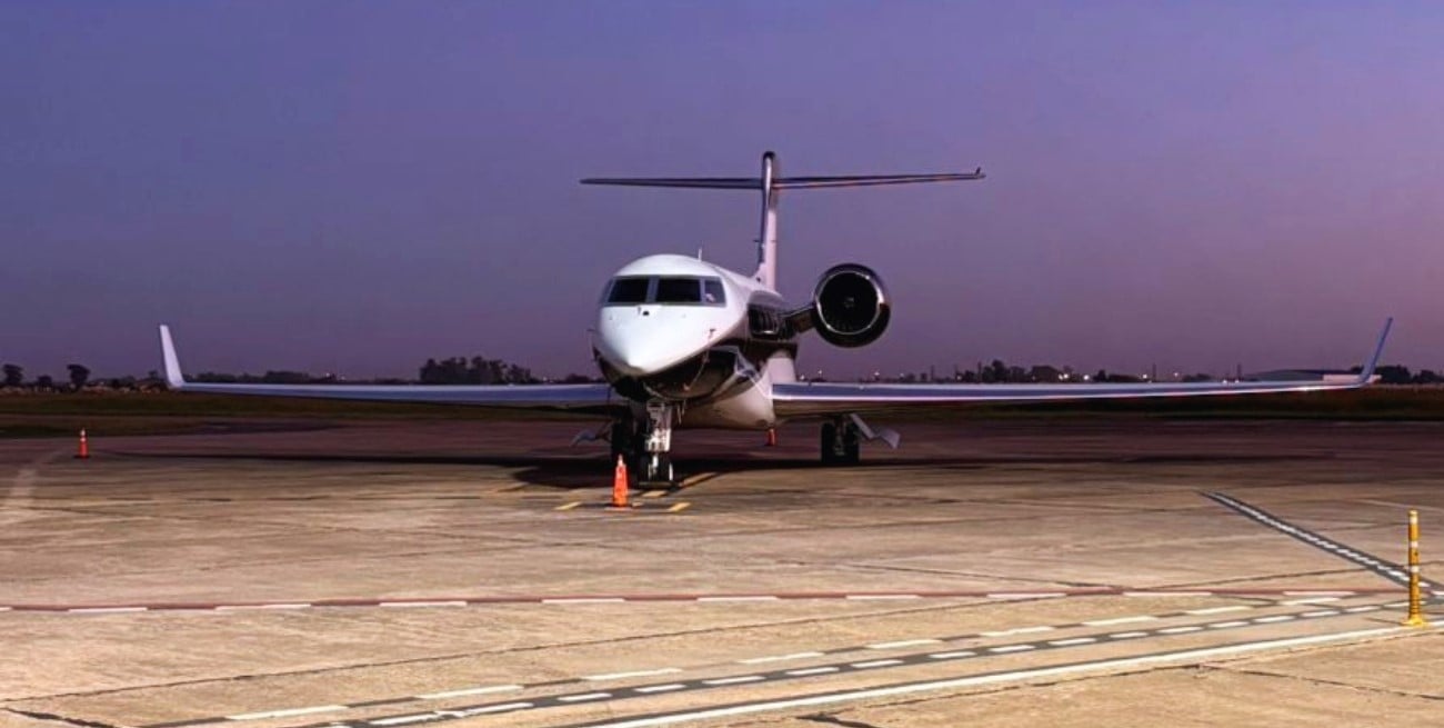 Demoraron en Sauce Viejo un jet privado de matrícula estadounidense por presuntas irregularidades