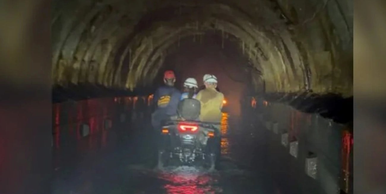 Ocho técnicos venezolanos fueron rescatados tras quedar atrapados en túnel hídrico