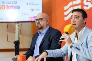 El secretario de Gestión de Registros, Matías Figueroa Escauriza, dio a conocer los principales datos de la subasta que se llevará en el Salón Metropolitano de Rosario.