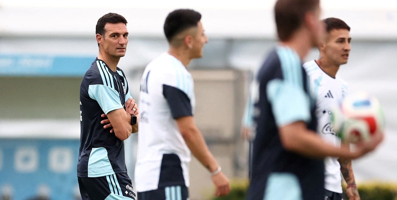 Scaloni monitorea la recuperación de los jugadores antes de dar la lista definitiva para el Mundial 2026