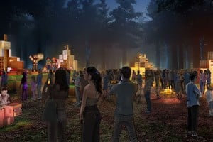 Una reconstrucción virtual de cómo será uno de los escenarios de la propuesta. Foto: Gentileza Mojang AB / Microsoft Corporation