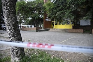 Así lucía la escuela la Escuela Normal de San Cristóbal tras la dolorosa jornada. Crédito: El Litoral