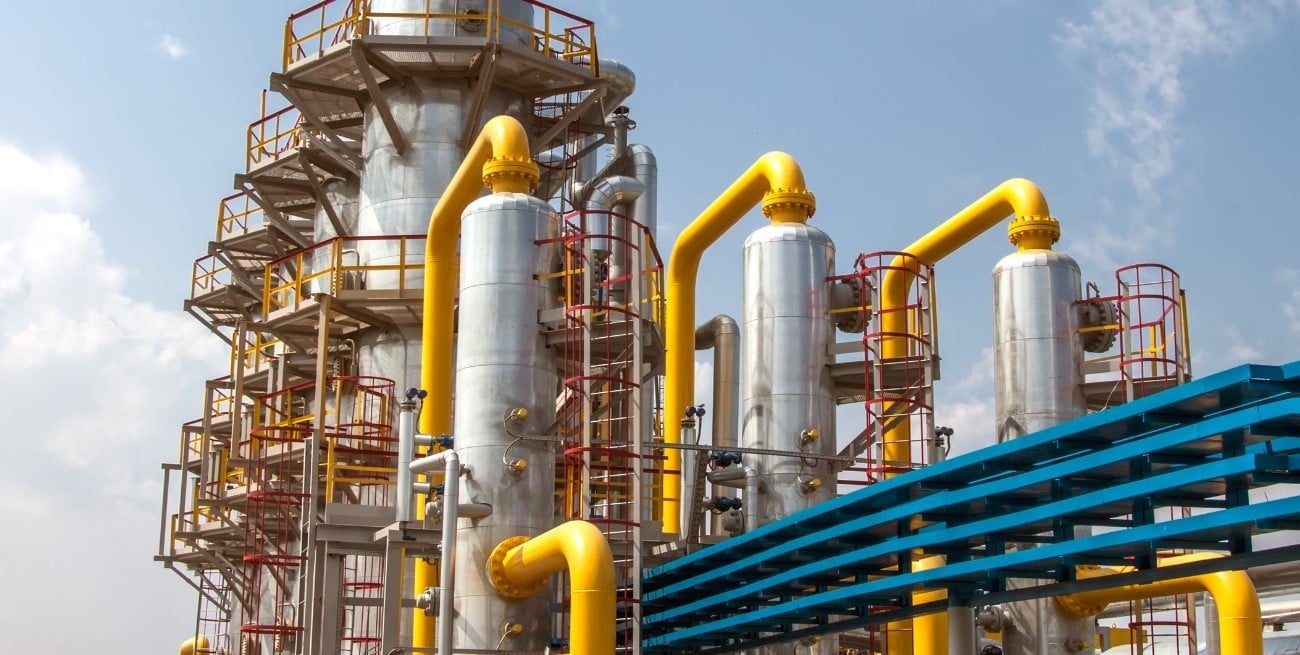 La baja en la actividad fabril derrumbó -8,1% el consumo de gas