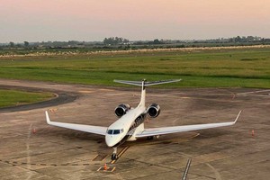 La aeronave en cuestión.