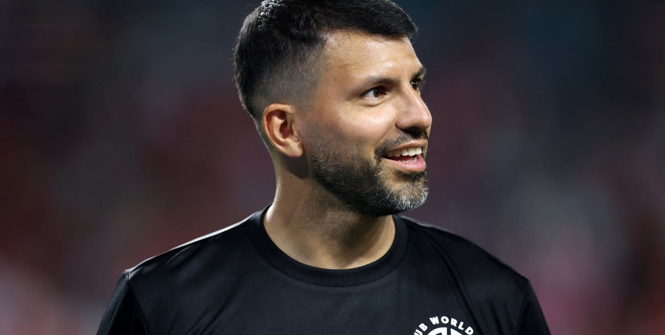 Sergio Agüero sufrió la rotura del tendón de Aquiles en un partido senior con Independiente
