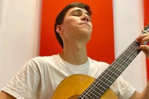 Matías Rojas, el músico que evoca su infancia entrerriana. Foto: Gentileza producción