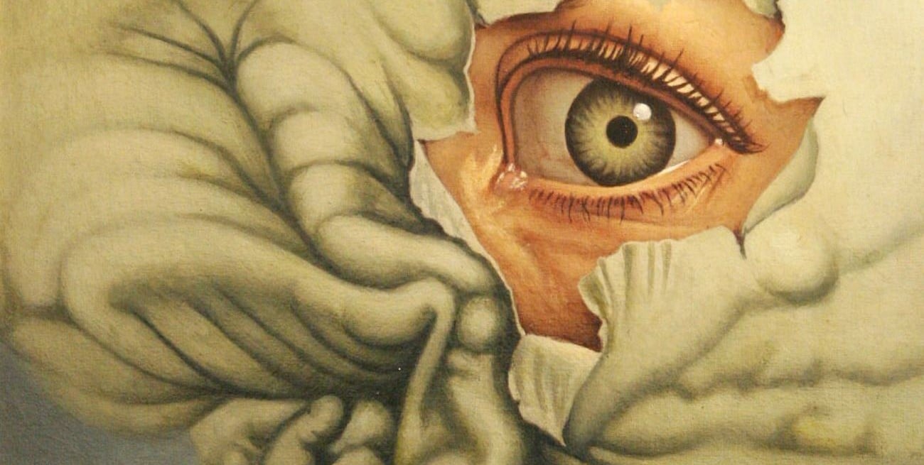 Ojos suspendidos y televisores en la piedra: el extraño mundo de Alberto Passarelli
