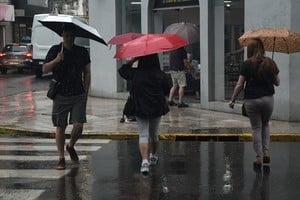 Probabilidad de precipitaciones elevada en la primera parte del día. Crédito: Guillermo Di Salvatore.