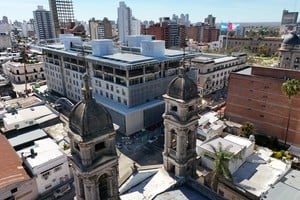 Galassi impulsa el uso integral del nuevo edificio de Tribunales de Santa Fe. Crédito: Fernando Nicola.