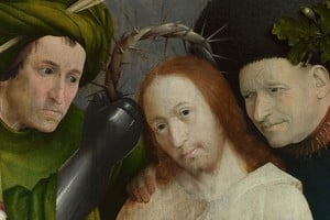 Fragmento de "La Coronación de espinas de Cristo" de El Bosco. Foto: National Gallery de Londres