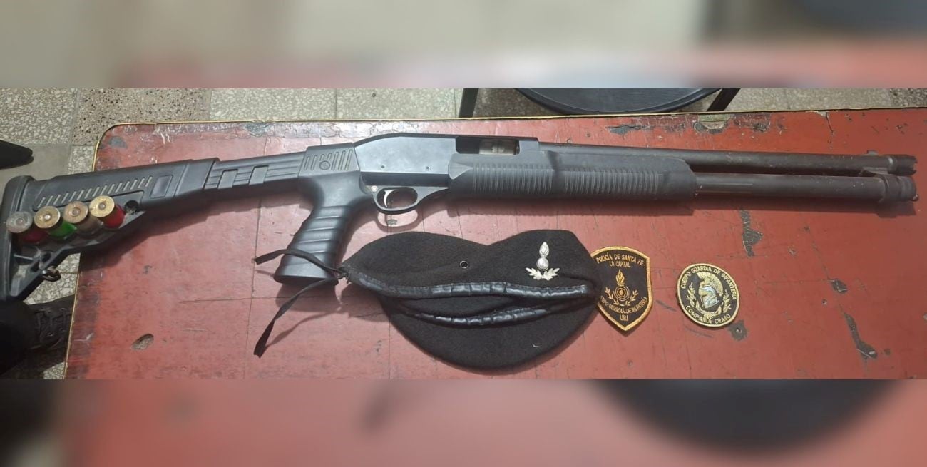 Alto Verde: amenazó a su hermana con un cuchillo y tenía una escopeta en la pieza