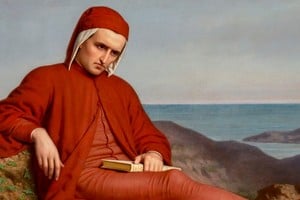 "Dante en el exilio", de Domenico Peterlin. Foto: Galería de arte del Palacio Chiericati