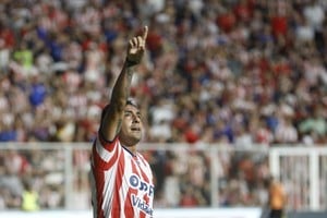 El Tate tiene un “9” para ir a la Luna: “Tarra-gol” llegó a 13 gritos y juega bien. Foto: Matías Pintos