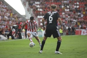 La ausencia de Lautaro Vargas se hará notoria en La Plata este sábado. Foto: Matías Pintos