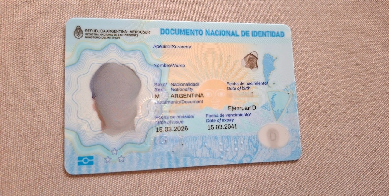 Así luce el nuevo DNI que ya se entrega en Santa Fe