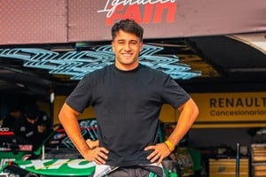 Ignacio Fain, el joven piloto, oriundo de Villa Minetti, participa del TC, máxima categoría del automovilismo nacional. Foto: Gentileza UCSF.