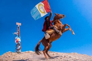 Sueño cumplido en la cordillera. Nicolas Simonutti se animó a seguir la huella que dejó el general José de San Martín.