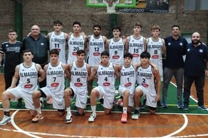 El equipo de Almagro que logró una nueva victoria y está encaramado en la tabla de posiciones de la Liga Federal de básquet