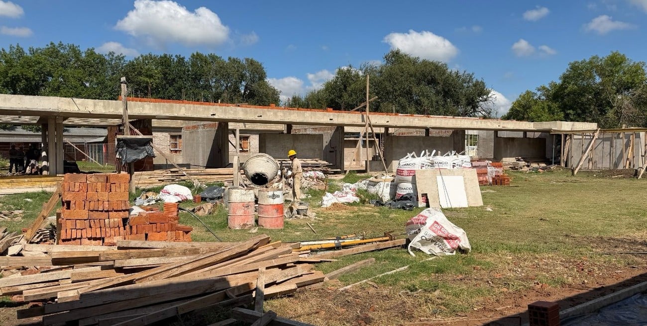 Reactivan la construcción del nuevo edificio para la Escuela "Julio Maiztegui"