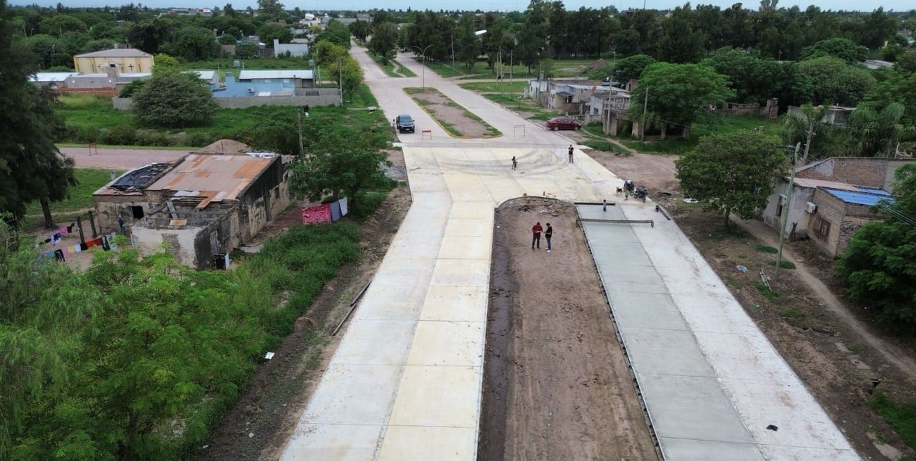 Avanza la terminación de dos obras urbanas en Tostado