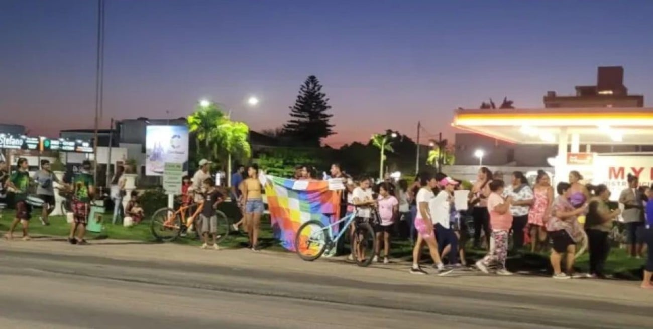 Comunidad mocoví marchó por la falta de luz en el sur de Vera