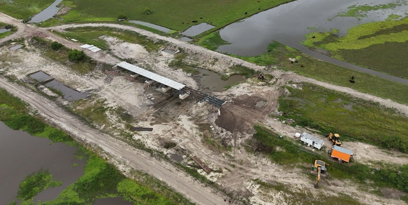 Colonia Teresa: trabajos finales para la reconstrucción y el refuerzo del puente El Cántaro