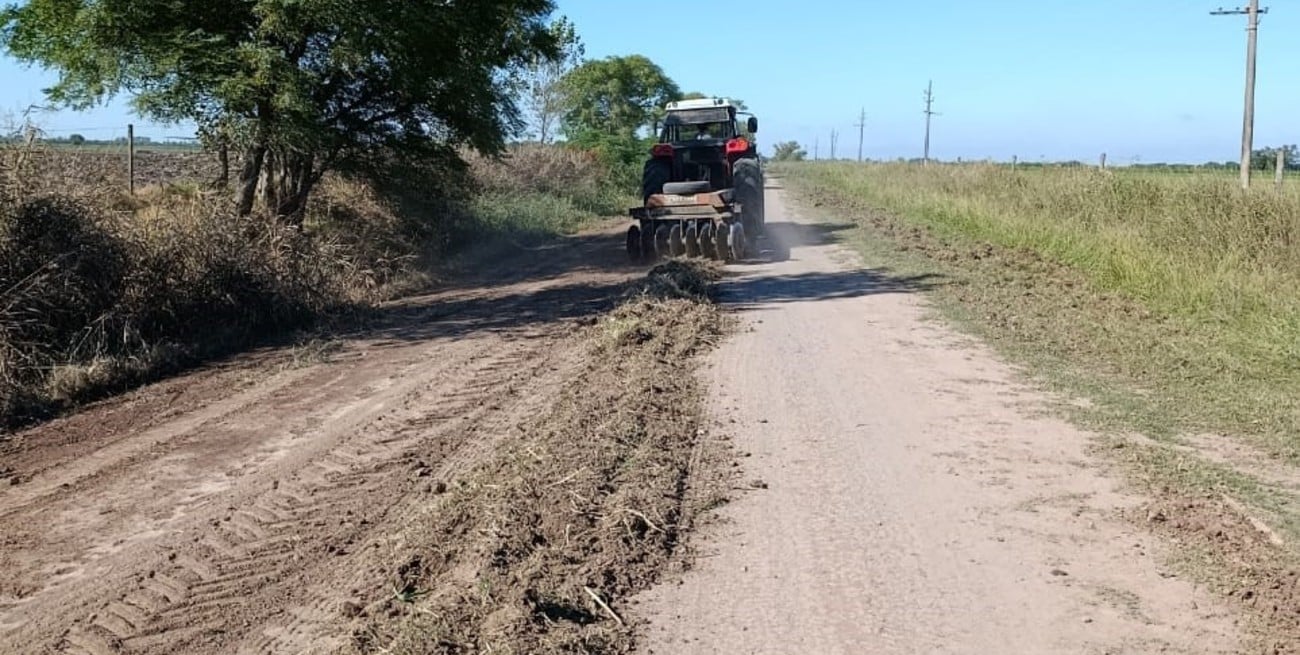 Con 37 kilómetros intervenidos en marzo, San Jerónimo Norte refuerza el mantenimiento de la red vial rural