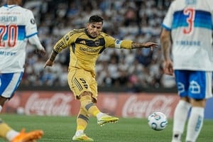 Leandro Paredes abrió el marcador para Boca en el debut por la Copa Libertadores.