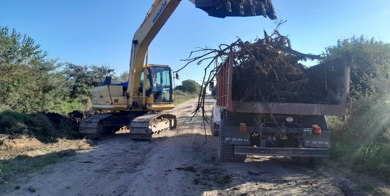 Nuevas obras de mantenimiento sobre la Ruta N°50-S tras los daños provocados por las lluvias