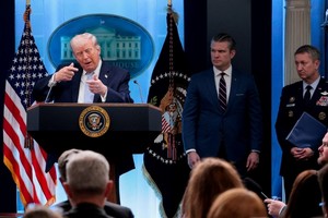 Trump dijo que Irán podría ser "eliminado" en una sola noche. Créditos: REUTERS/Evan Vucci