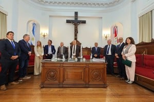 El tribunal de Enjuiciamiento destituyó este martes 21 de abril al juez Della Siega. Foto: Prensa Corte